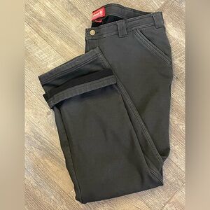 Coleman Men's Black Warm Fleece Lined Pants-Soft Shell-Comfortable